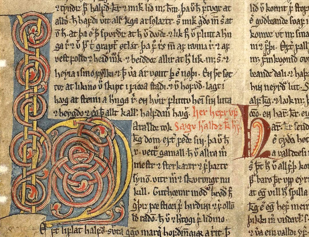 ⊕ Photo: The Arnamagnæan Collection, Copenhagen